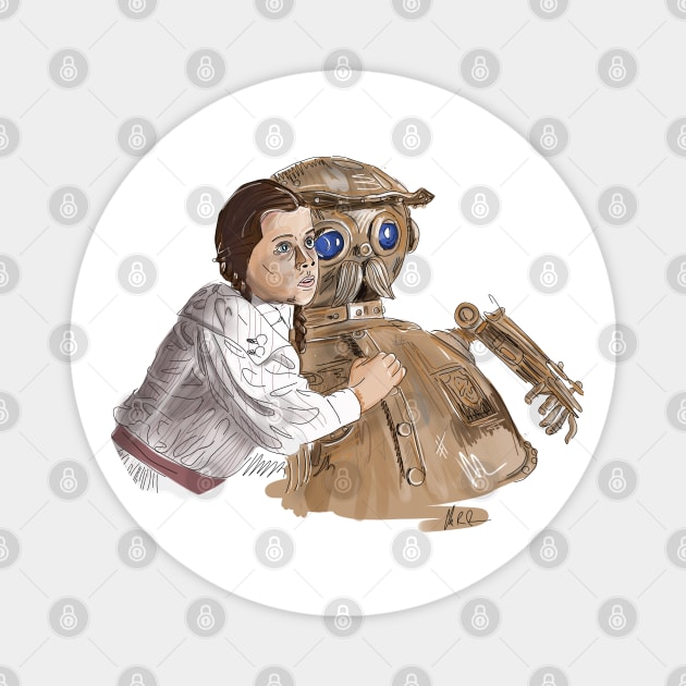 Return to Oz: Tik-Tok Magnet by 51Deesigns